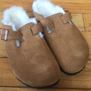 Birkenstock Mink Boston clog Fur EU 38 US 7 N